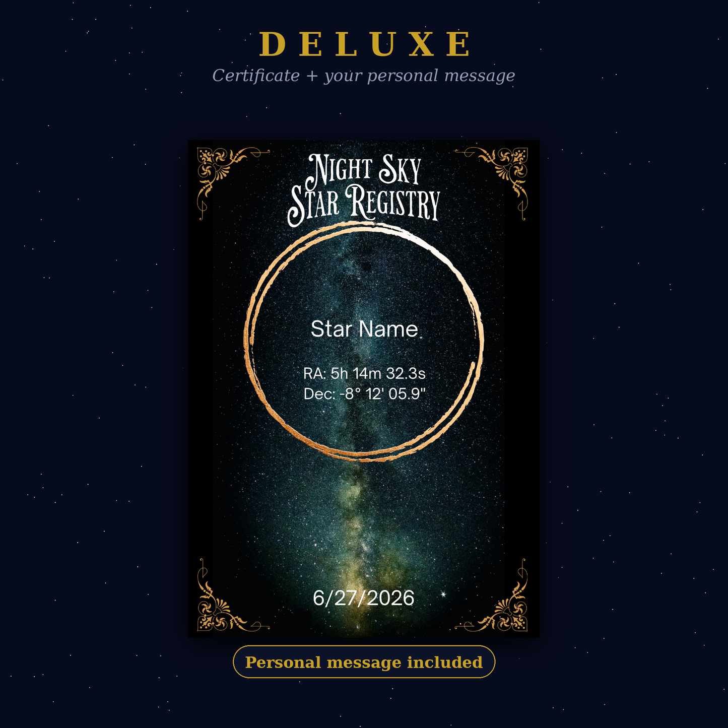 🌠DELUXE DIGITAL STAR PACKAGE