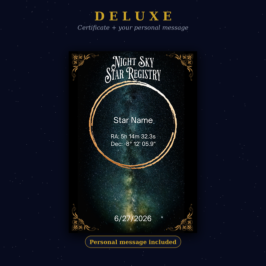 🌠 DELUXE DIGITAL STAR PACKAGE